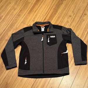 NRA Men's Gray and Black Performance Jacket